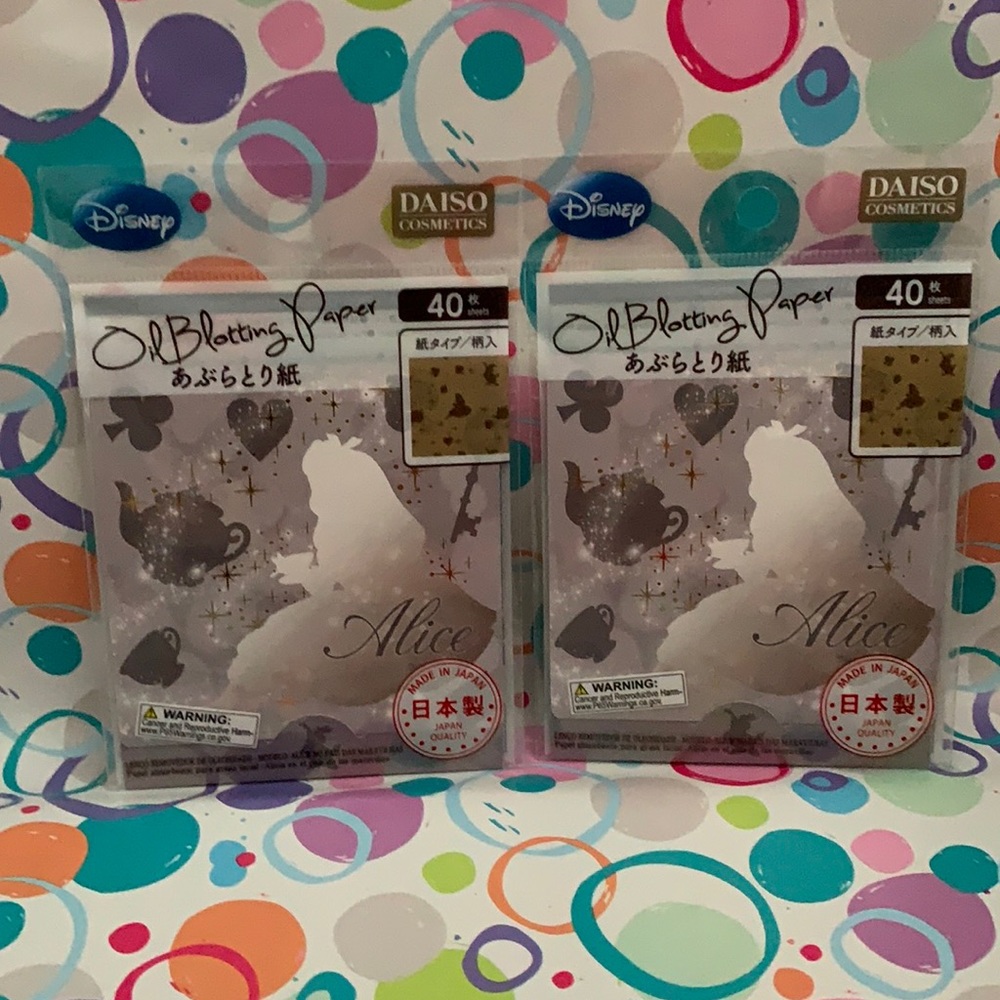 Alice in Wonderland Oil Blotting Paper 2 packs